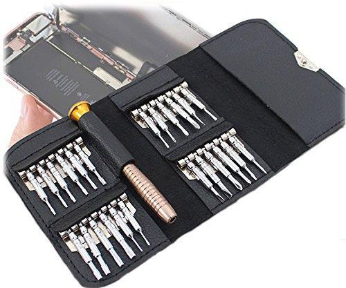 Bộ Tua Vít Đa Năng, Tô Vít Sửa Điện Thoại Laptop Bộ Đồ Sửa Điện Thoại Iphone Bộ tô vít ví da 25 in 1 siêu tiện lợi ,Tháo được hầu hết các loại điện thoại, máy tính bảng, laptop, PC, camera, watch.., Tặng phiếu bảo hành 1 năm Toàn quốc