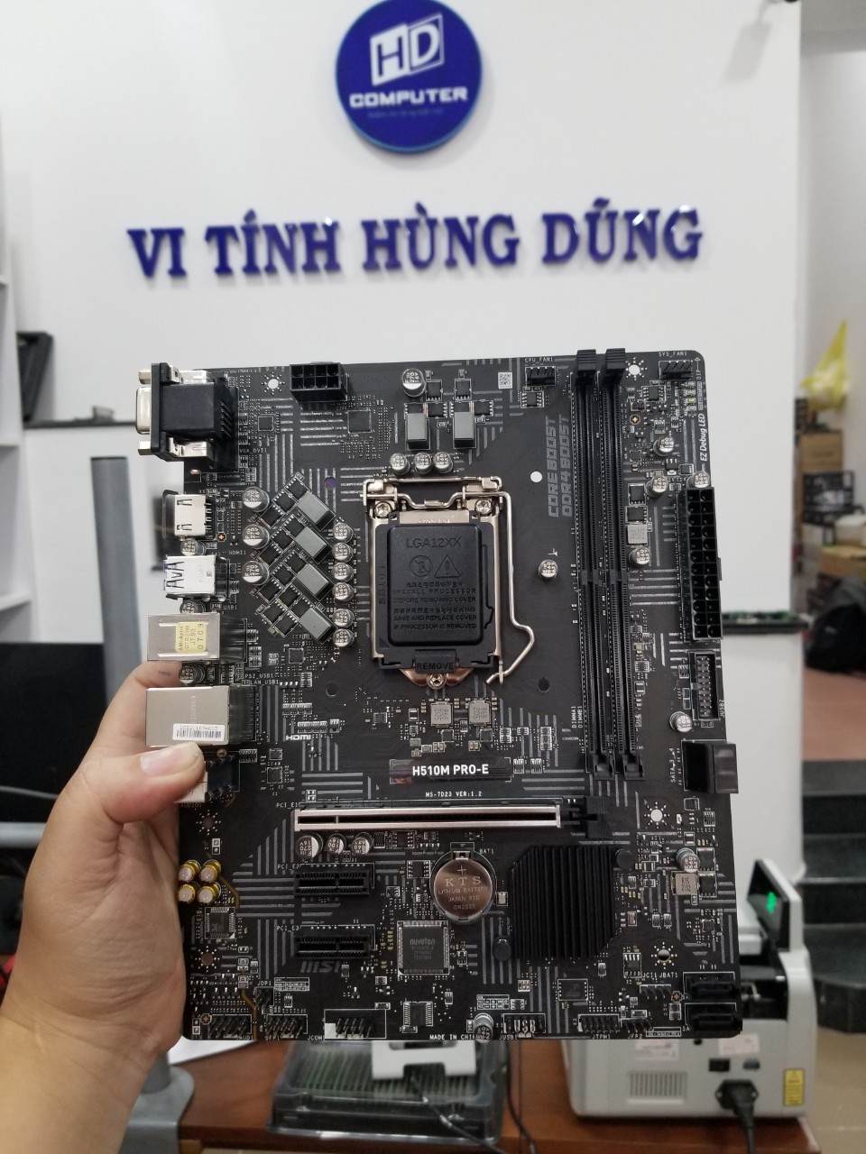 New Main H510 MSI H510M PRO-E LGA1200 BH 36 Thang, main máy tính h510 msi pro-e lga1200