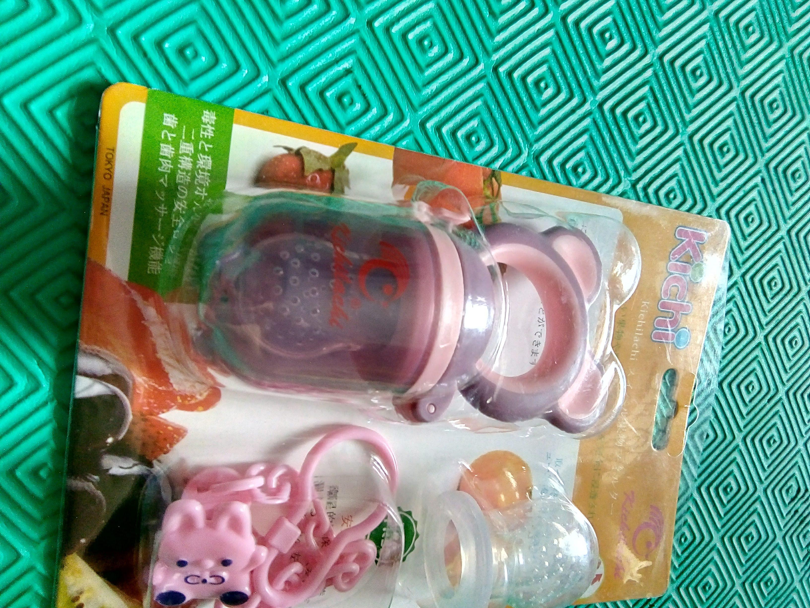 Túi nhai chống hóc Kichilachi Nhật Bản có 3 núm nhai size SML + kẹp