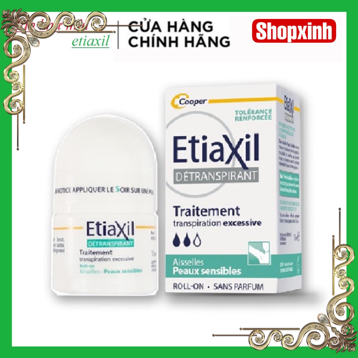 Chính hãng - lăn nách extaxil pháp