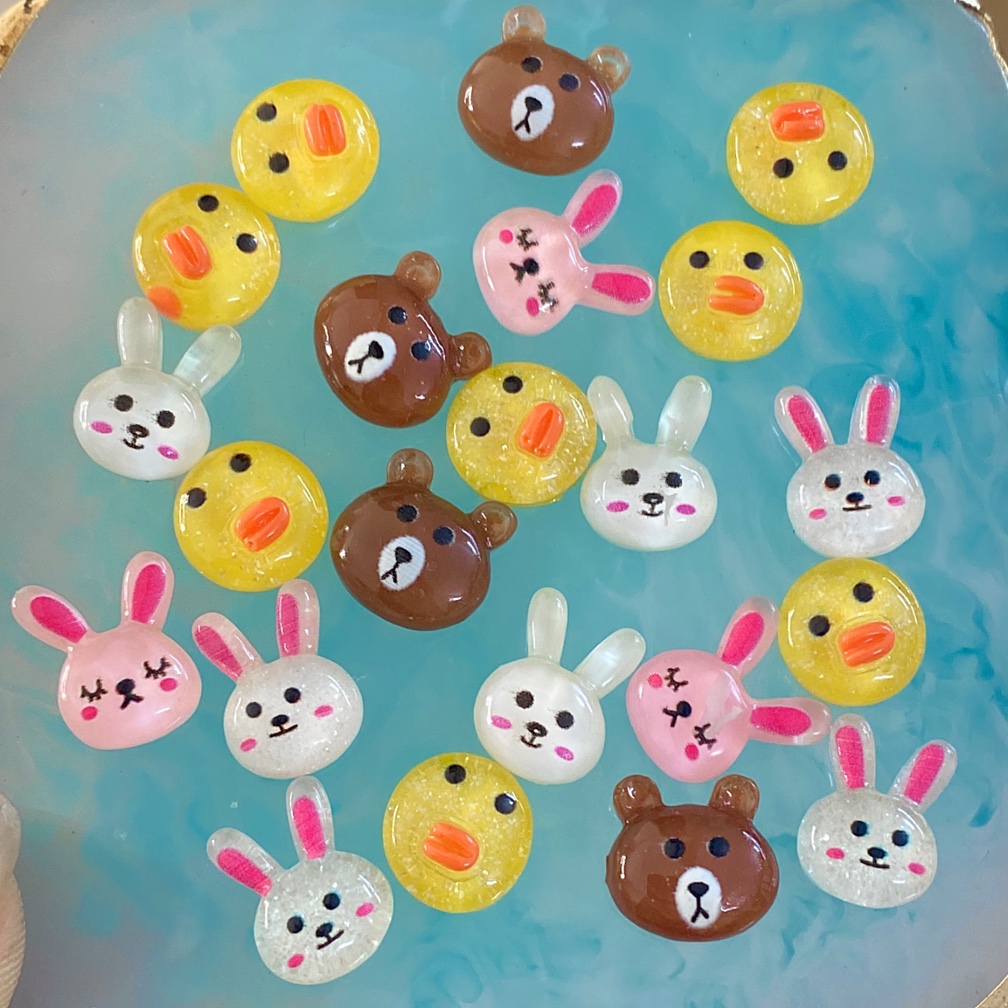Charm đính móng mix nhiều mẫu mới cute - mini nails
