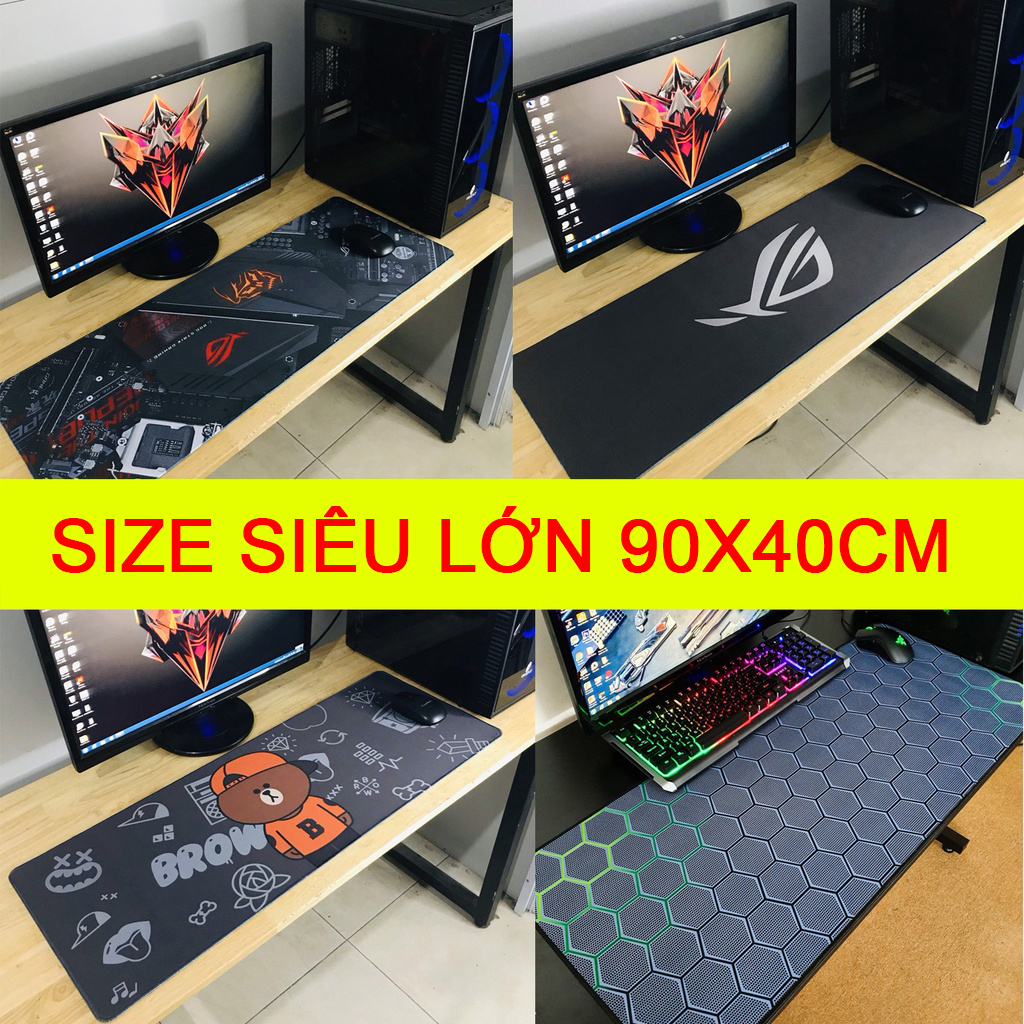 Lót chuột cỡ lớn ❤️FREESHIP❤️ 80x30cm chuyên game chống trơn trượt siêu bền siêu rẻ