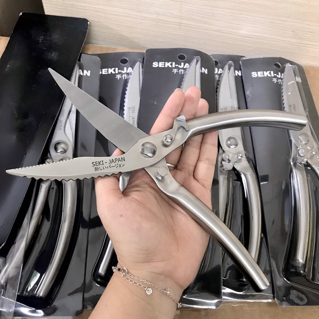 Kéo cắt gà seiki japan cán inox
