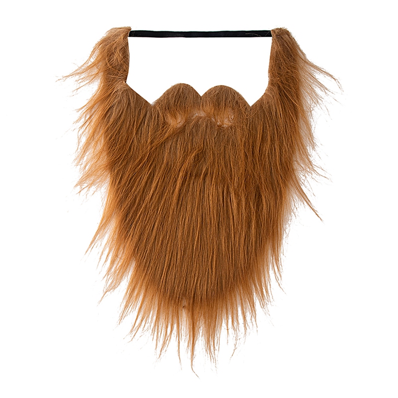 Funny Costume Prom Props Party Fake Beard Moustache Wig Facial Hair Fancy Dress