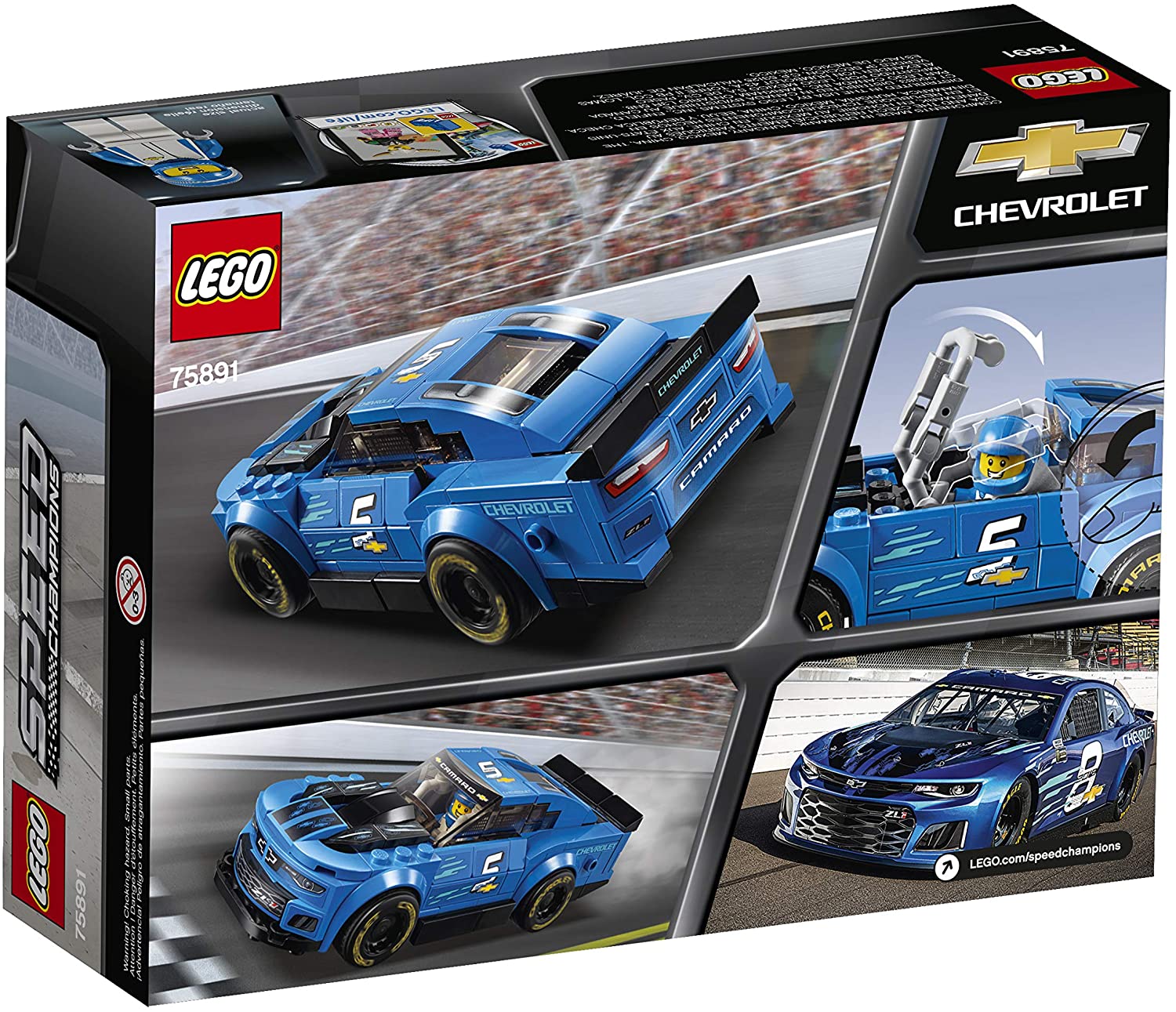 Đồ chơi Lego Speed Champions 75891 Siêu xe đua Chevrolet Camaro ZL1 Race  Car Building Kit (198 mẫu) 