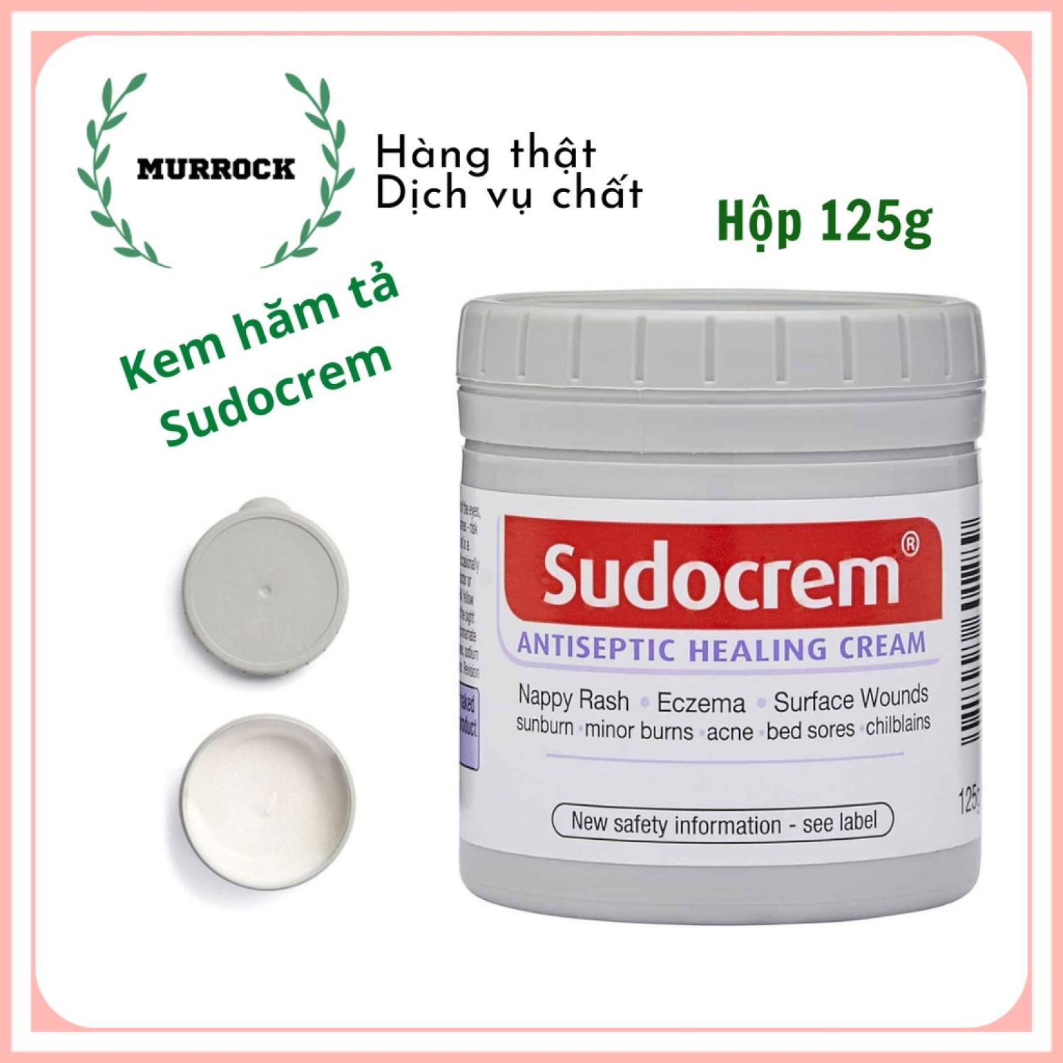 Kem hăm tả Sudocrem Antiseptic Healing Cream 125g, UK Anh Quốc