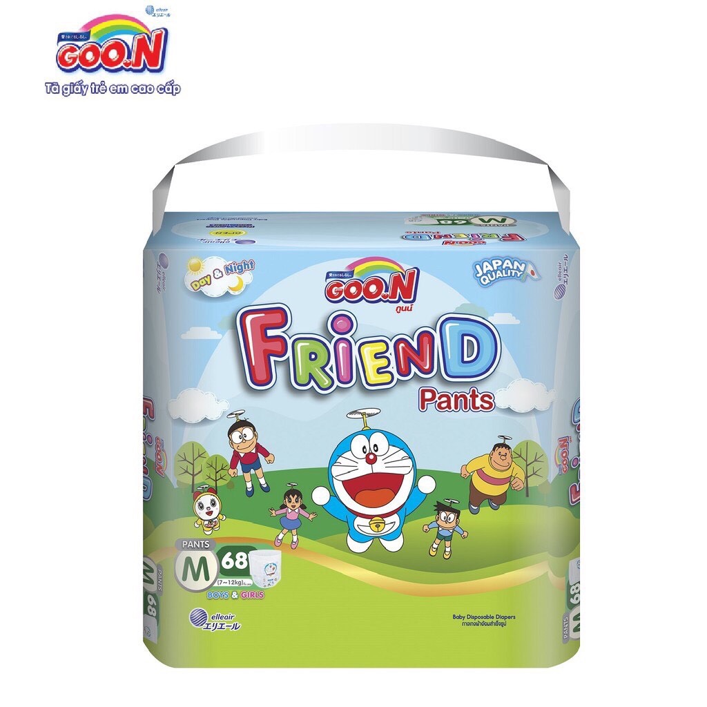 Bỉm Goon Friend quần M68 miếng