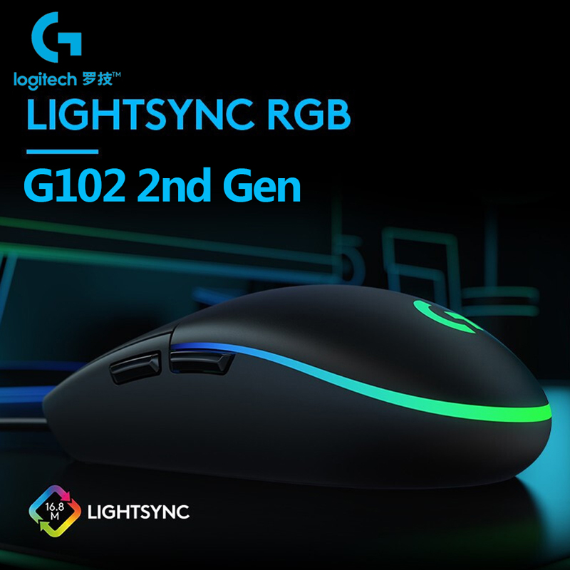 Chuột logitech g102 gen2 lightsync chuột gaming logitech g102 prodigy rgb giá rẻ chuột chơi game có dây logitech g102 8000dpi rgb 6 .chuột logitech g102 gaming