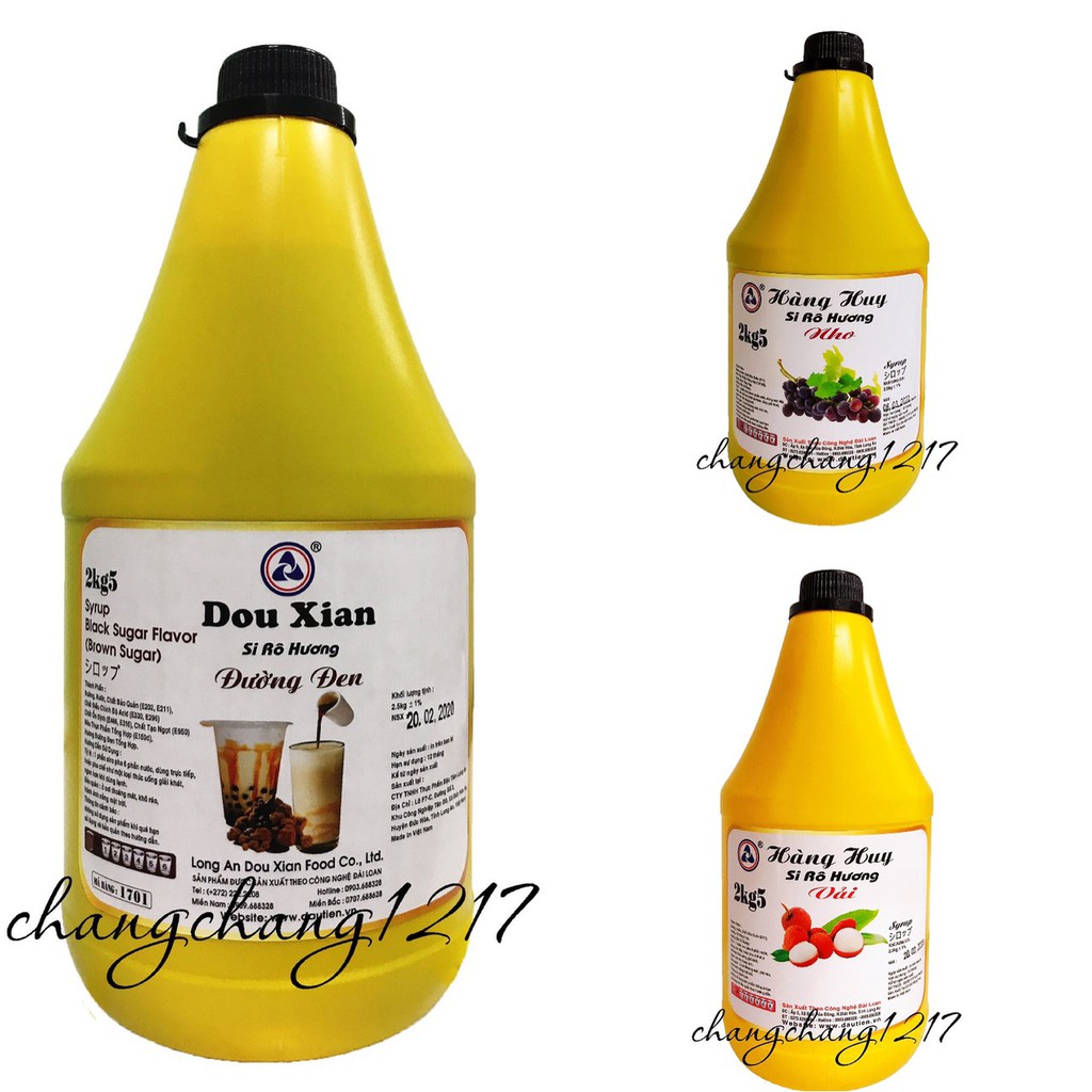 Siro dou xian hàng huy dâu bình 2kg5