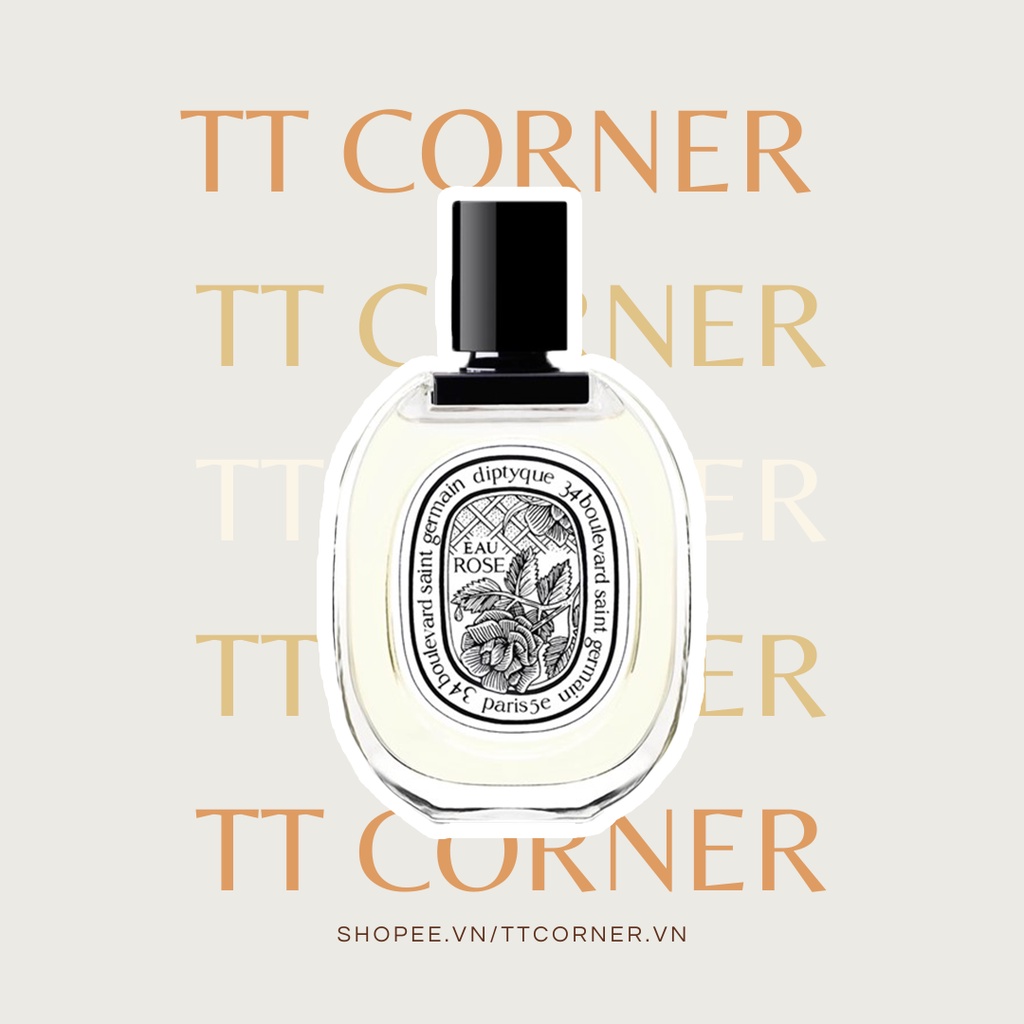 Nước hoa dùng thử diptyque eau rose edt 5ml/10ml/20ml - 𝕋𝕋 ℂ𝕆ℝℕ𝔼ℝ -