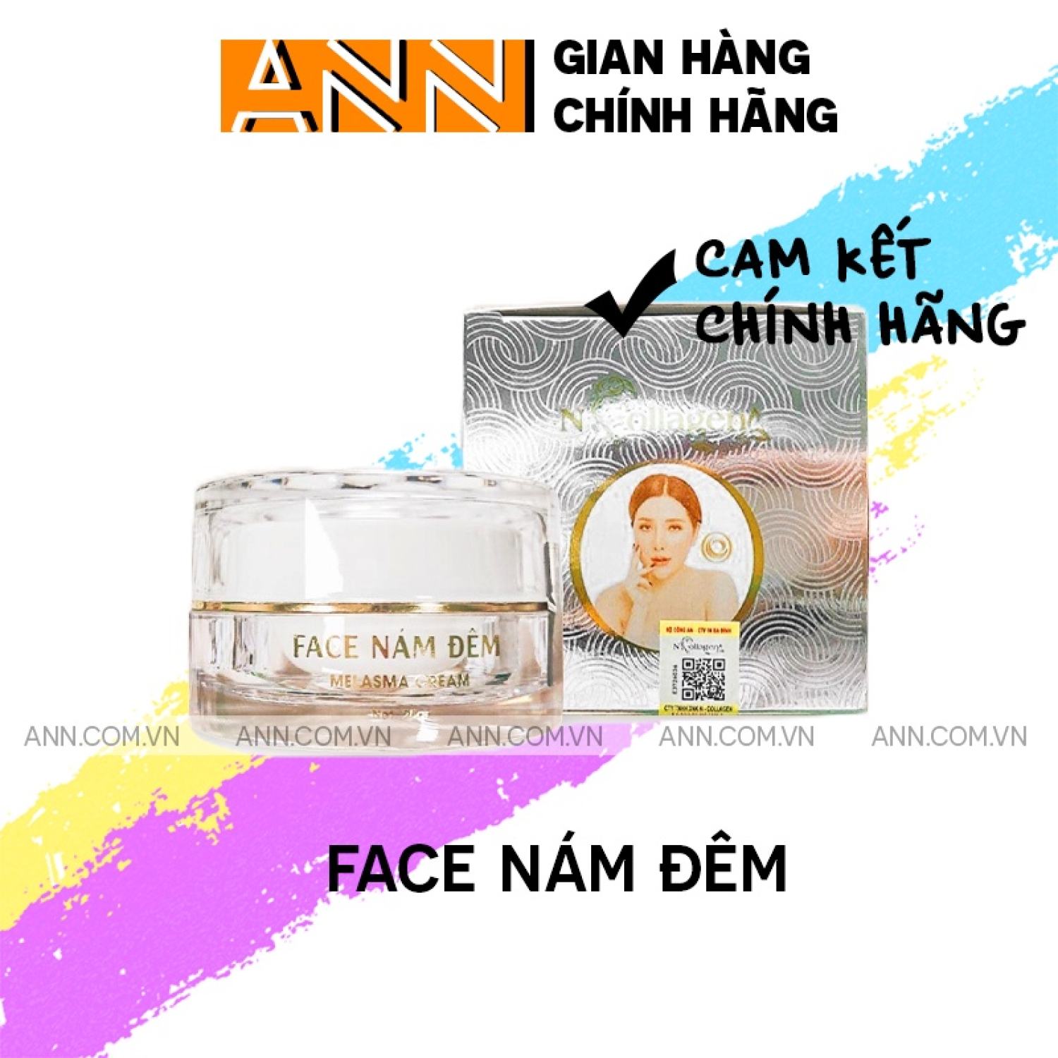 Kem face nám đêm n collagen - kem face giảm thâm nám