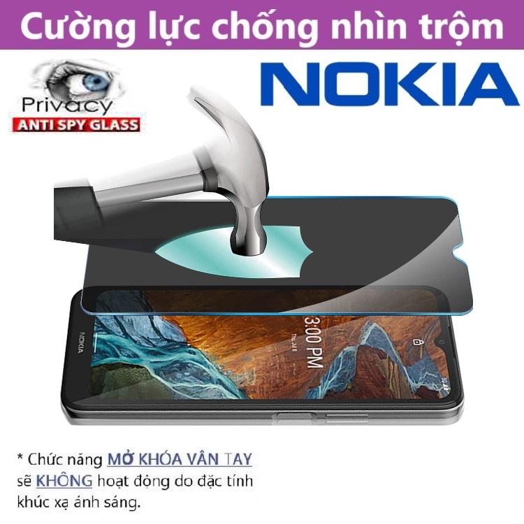 Cường lực chống nhìn trộm nokia g42 / g50 / g60