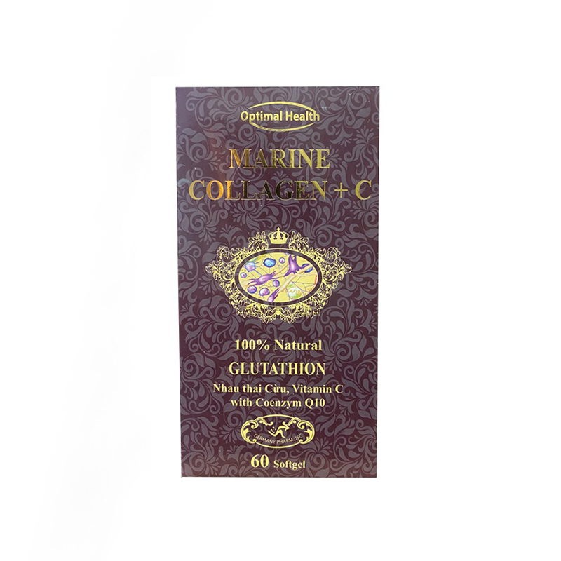 Marine collagen +c - chống oxy hoá, chống lão hoá da hộp 60 viên