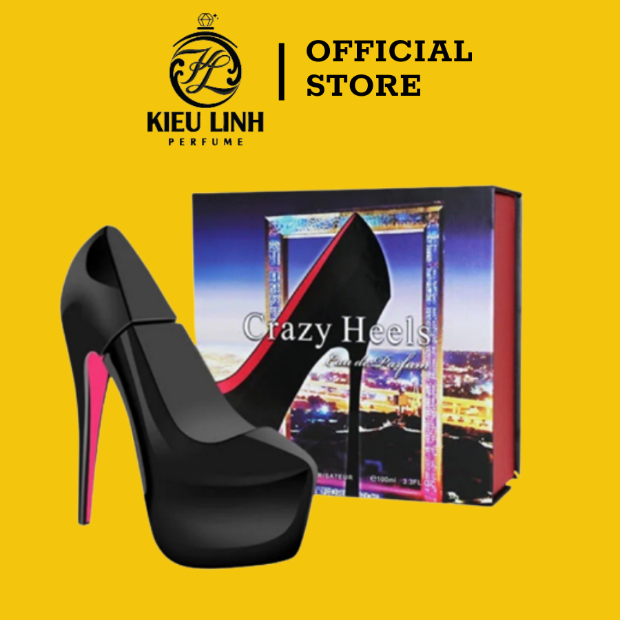 Nước Hoa Nữ Chiếc Guốc Đen Crazy Heels Silion Lưu Hương Lâu