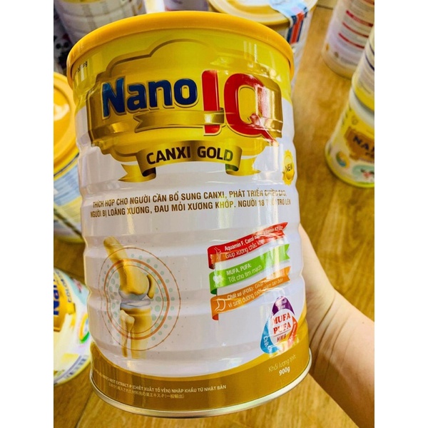 Sữa Nano IQ Canxi gold 900g  kèm quà