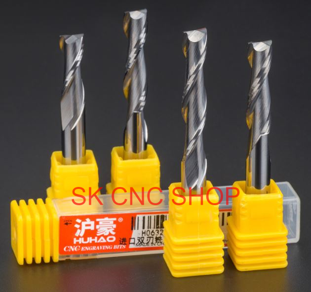 Mũi dao cnc 2 me xoắn - 4mm - sk cnc shop