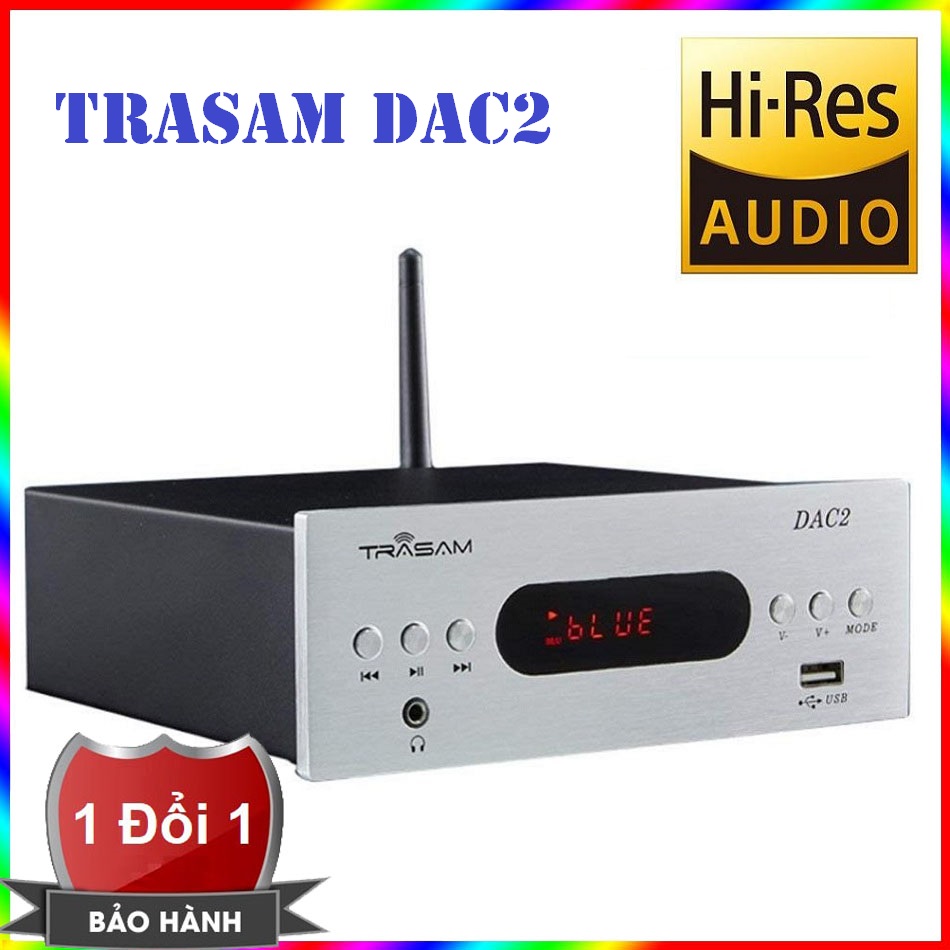 Bộ dac giải mã trasam dac 2 bluetooth 24bit/192khz - trasam dac 2 pro