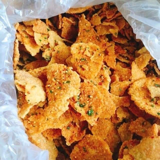 1kg cơm cháy chiên mắm hành loại bể Tramshop1993 cơm cháy nhà làm