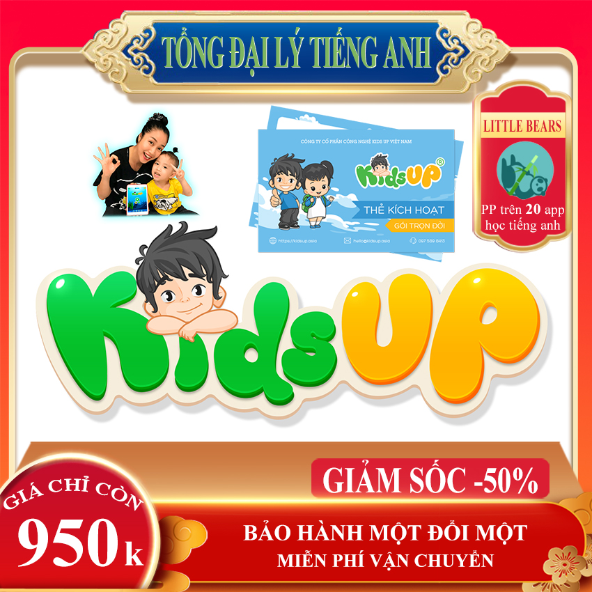 Kids up trọn đời, Kids up Soroban, Giúp bé học toán tư duy kiểu Nhật, Học toán tư duy 1-1 cùng giáo viên AI, Dành cho bé từ 4-15 tuổi