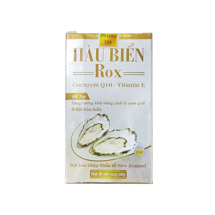 [HCM]Tinh Chất Hàu Biển ROX tăng cường sức khoẻ nam giới - Hộp 30 viên thành phần Hàu biển Kẽm Arginin Coenzym Q10 Vitamin E