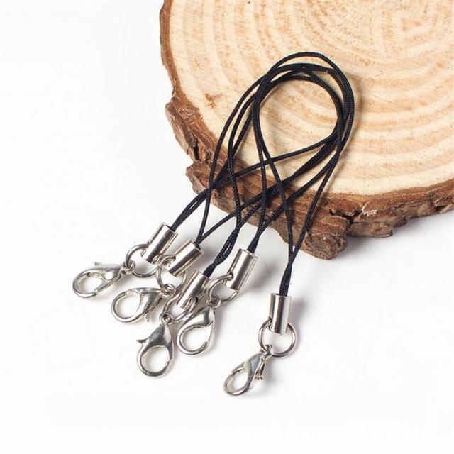 Set 5 móc treo di dộng, móc treo điện thoại, dây treo có càng cua móc làm chìa khóa, phụ kiện handmade