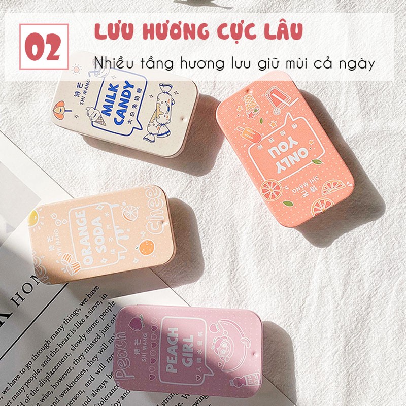 Nước hoa khô dạng sáp SHI MANG siêu thơm