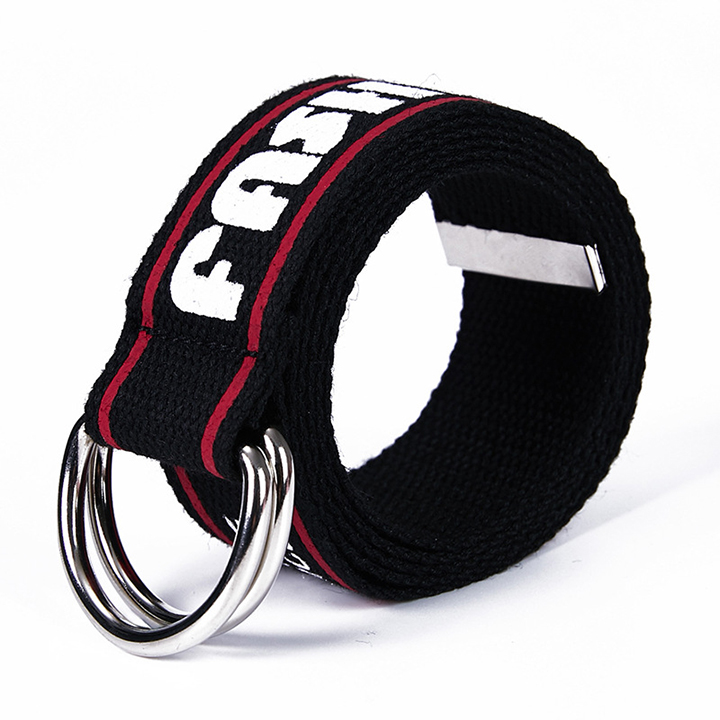 Thắt lưng vải dù khóa d-ring hiphop unisex