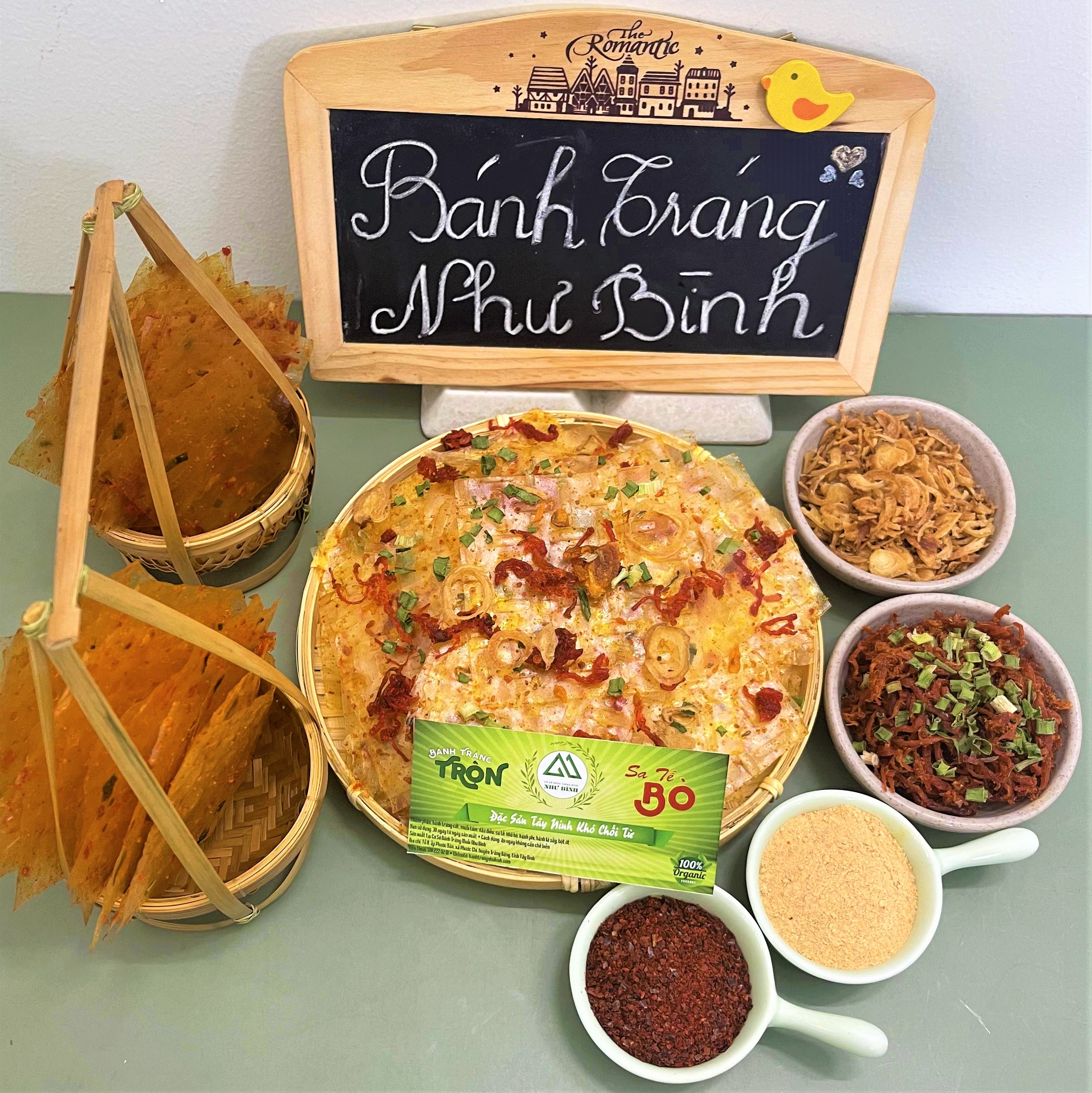 Bánh Tráng Mix SA TẾ BÒ Như Bình Mỏng Dẻo Ăn Liền THỬ 1 LẦN NHỚ CẢ ĐỜI