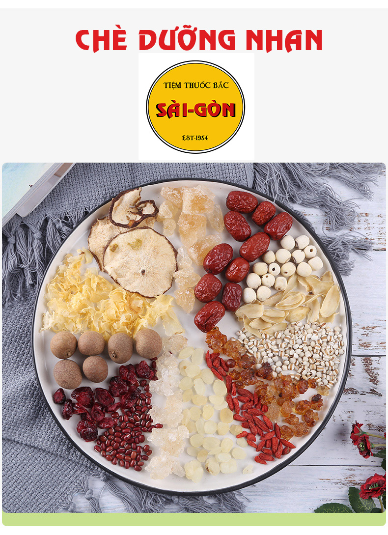 [HCM]Chè Dưỡng Nhan - Set Nấu 2 người ăn