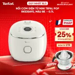 Nồi cơm điện tử Mini Tefal POP RK535AY0, màu be  - 0.7L