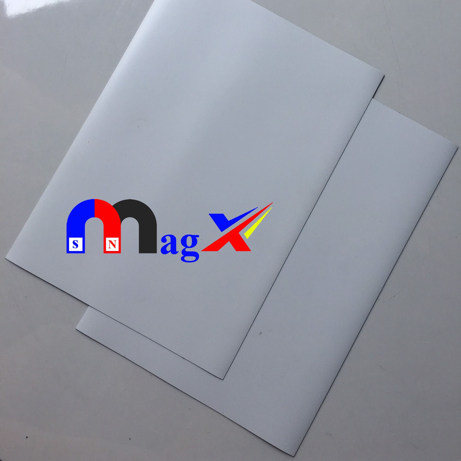 [HCM]Nam Châm Dẻo Tấm A4 - Dày 0.75mm Phủ Nhựa Trắng