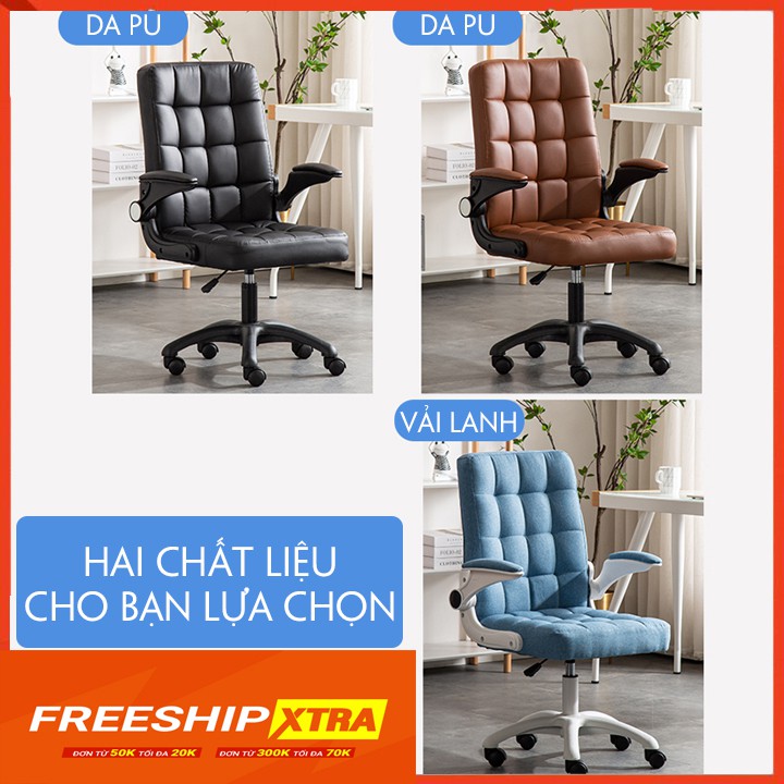 Ghế Xoay Văn Phòng - Ghế Da Văn Phòng - Ghế Vải Cao Cấp