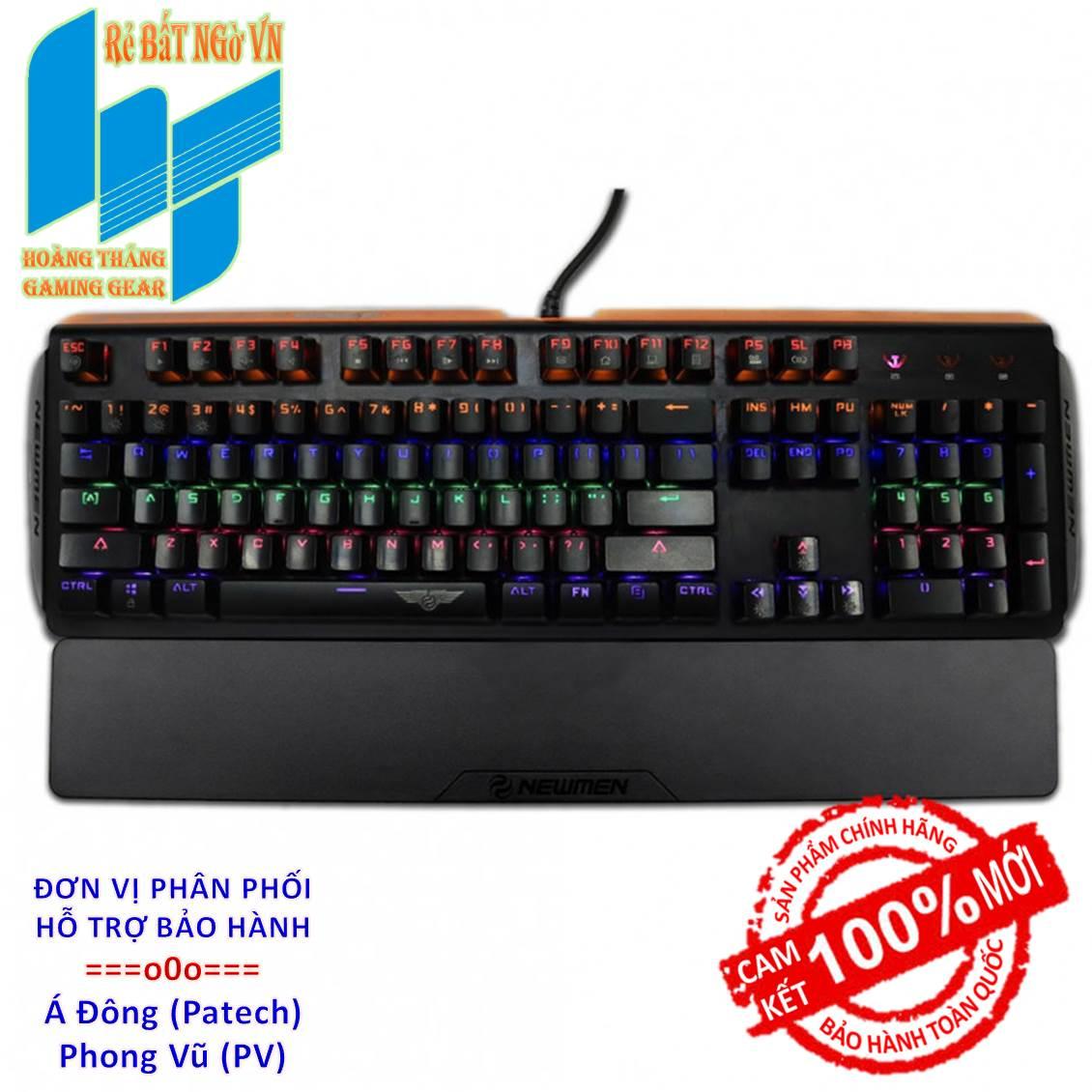 Bàn phím cơ Newmen GM368 Mix led