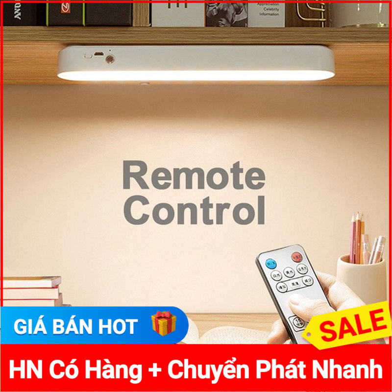 Đèn led để bàn đèn led treo tường – đèn led tích điện 1800mah baseus cảm ứng 3 mức ánh sáng, có điều khiển từ xa