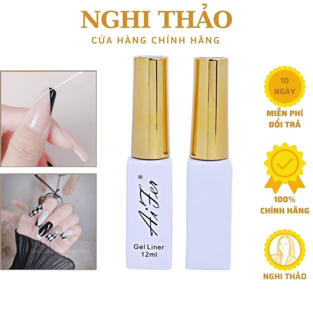 Sơn gel cọ nét nail , gel vẽ nét 12ml