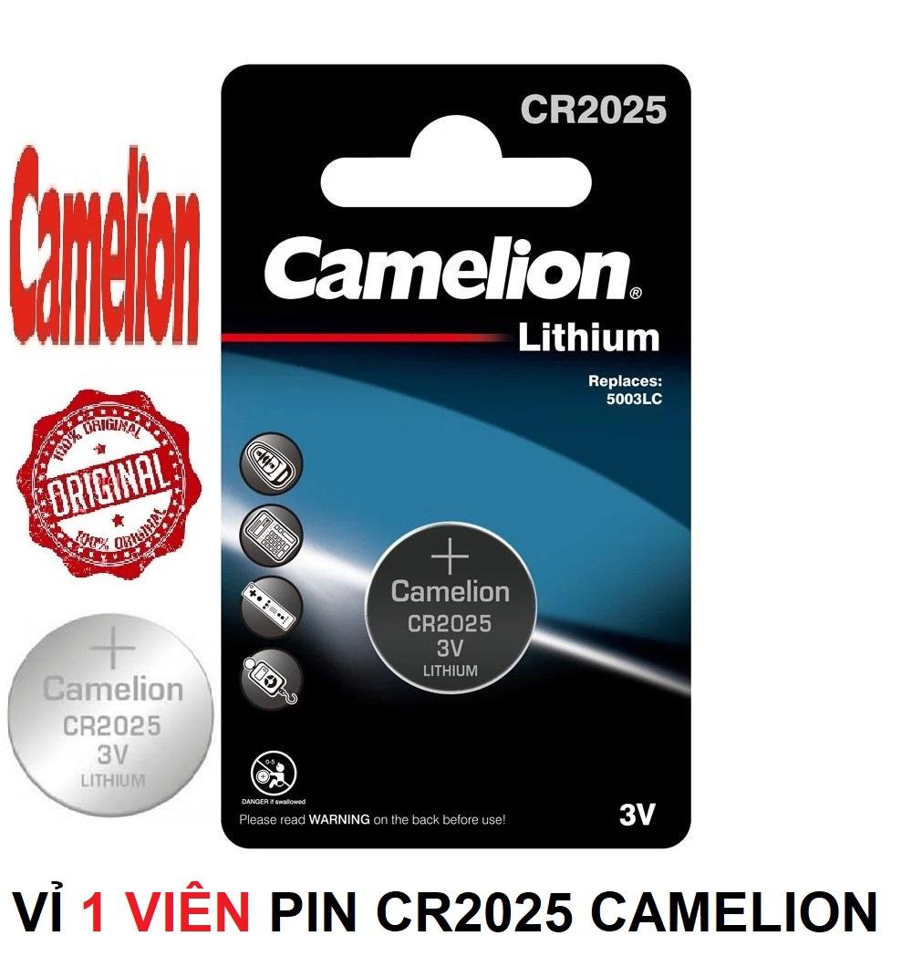 [HCM]Vỉ 1 viên pin CR2025 3V CAMELION CR-2025 2025 3 Vol (Hàng hãng)