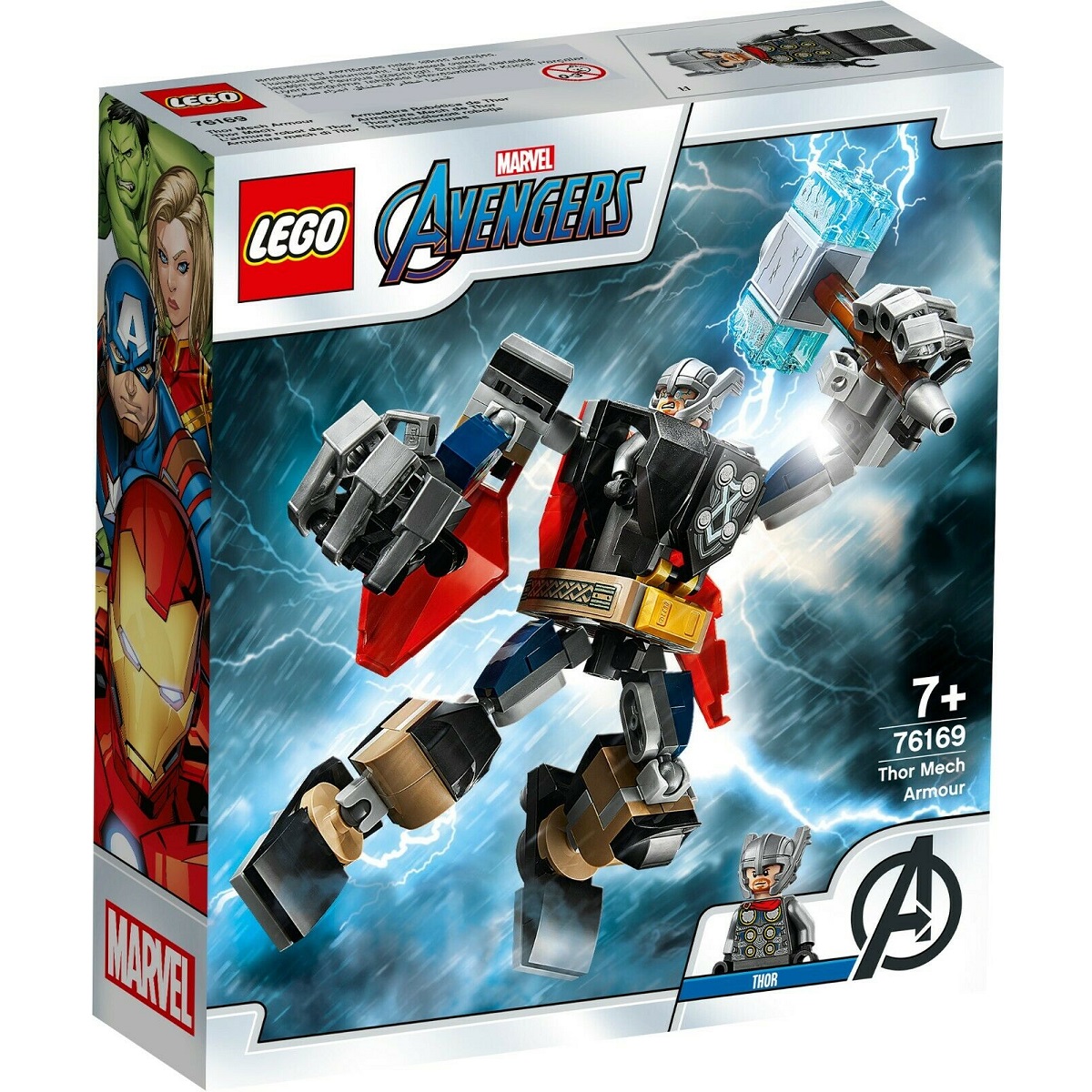 [HCM]Bộ lắp ráp Chiến Giáp Thần Sấm Thor - LEGO Marvel 76169 (139 Chi Tiết)