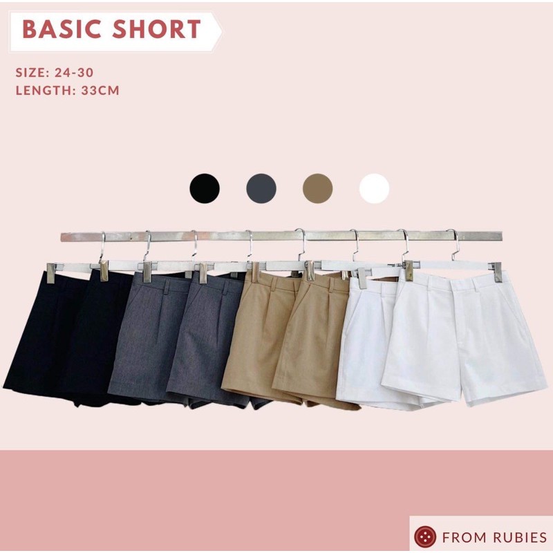 Quần short cơ bản basic short