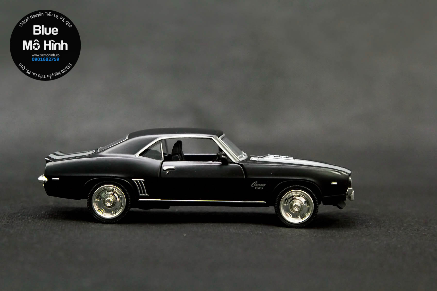 Blue mô hình | Xe mô hình Chevrolet Camaro SS 1969 tỷ lệ 1:36 