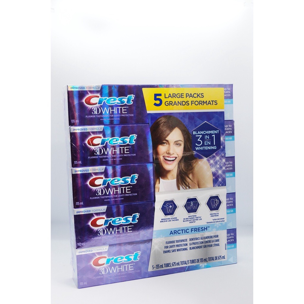 Kem đánh răng 3D Crest White Arctic Fresh -