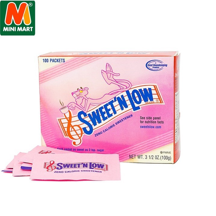 Hộp 50 Gói Đường Ăn Kiêng Hỗ Trợ Giảm Cân Sweet'n Low Mini Mart Thùy Trang