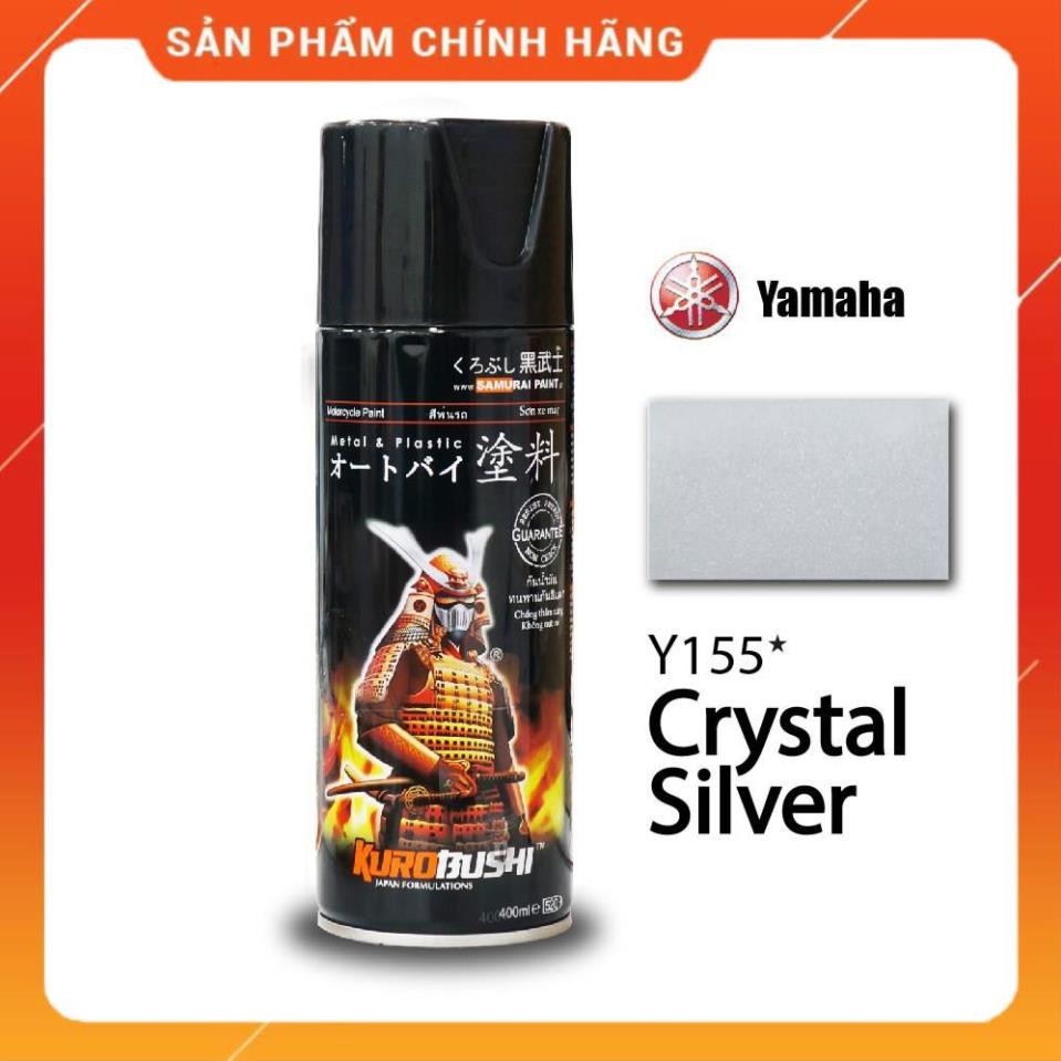 Sơn Samurai Kurobushi Yamaha Màu Bạc Pha Lê (Crystal Silver) (Y155*)