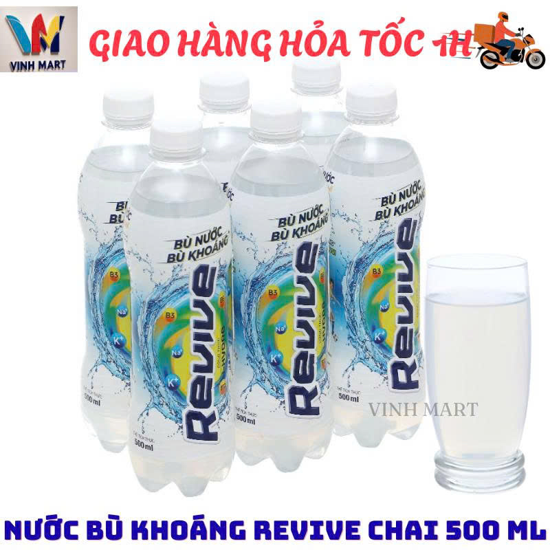Nước Bù Khoáng Revive Lốc 6 Chai 500 Ml