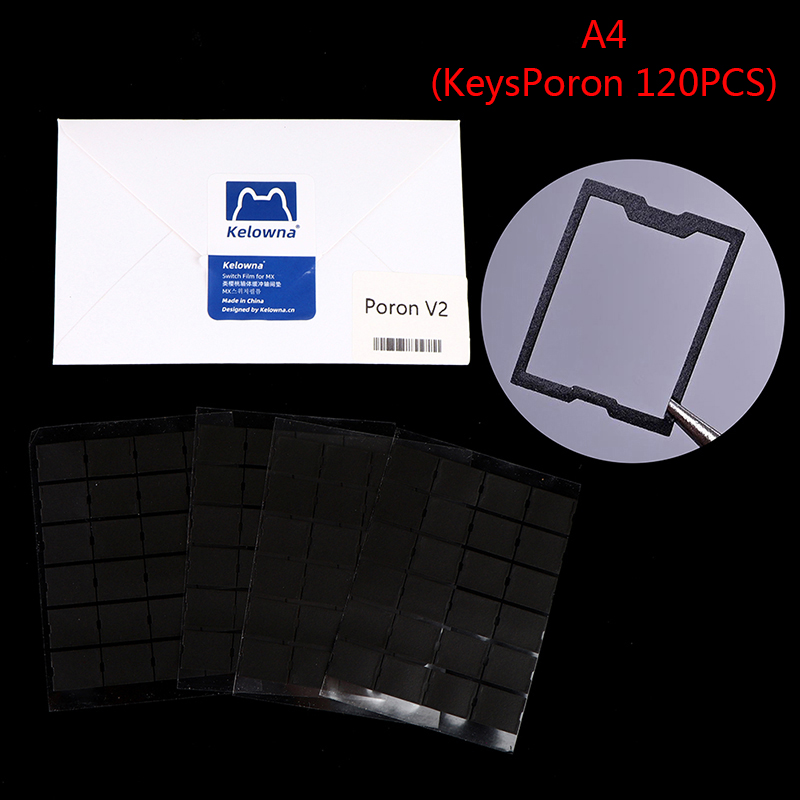 Amango 120pcs pack Kelowna clear MX switch film for mechanical keyboard