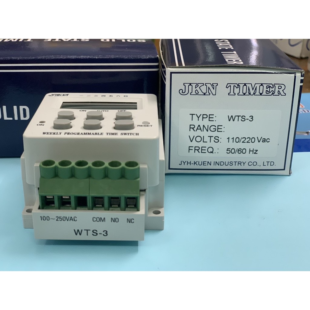 Đồng hồ điều chỉnh thời gian trong tuần hiệu jkn wts-3 110/220vac