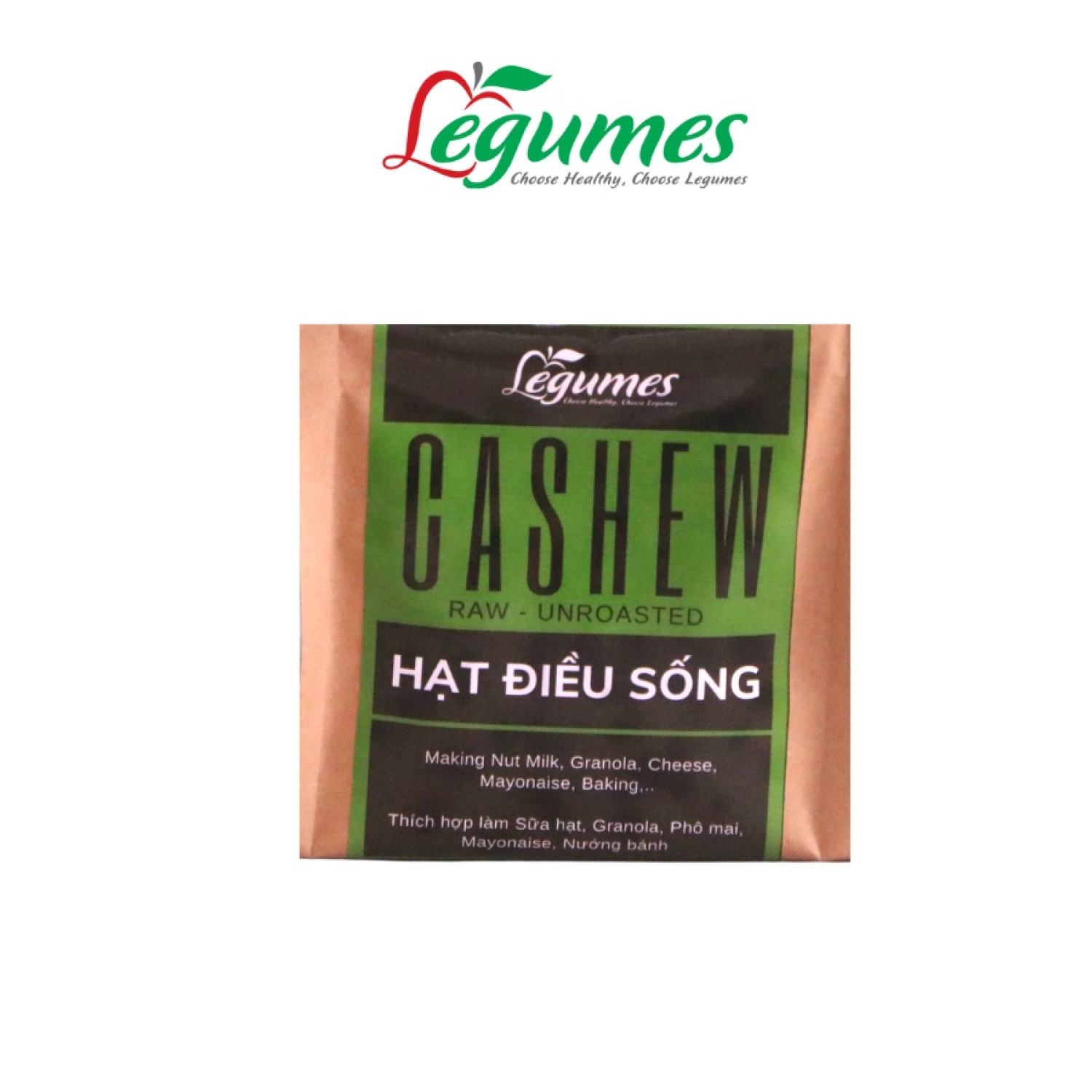 Hạt điều tươi không rang organic nấu sữa hạt, làm sốt, cực tốt cho mẹ bầu, ăn chay, giảm cân 500g