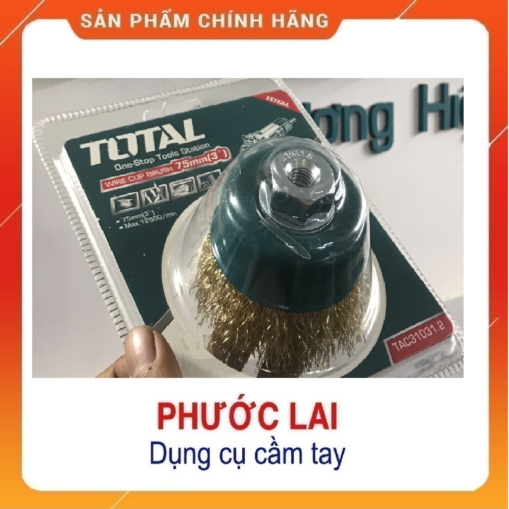 Chén cước thẳng 75mm total tac31031.2