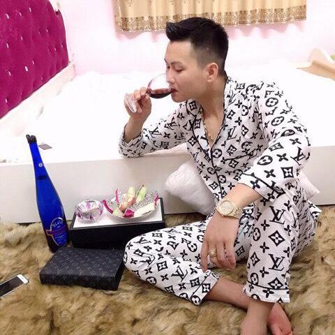 💝 CỰC NGẦU 💝Bộ Quần Áo Dài Tay Nam Bộ Pijama Bộ Đồ Ngủ Nam