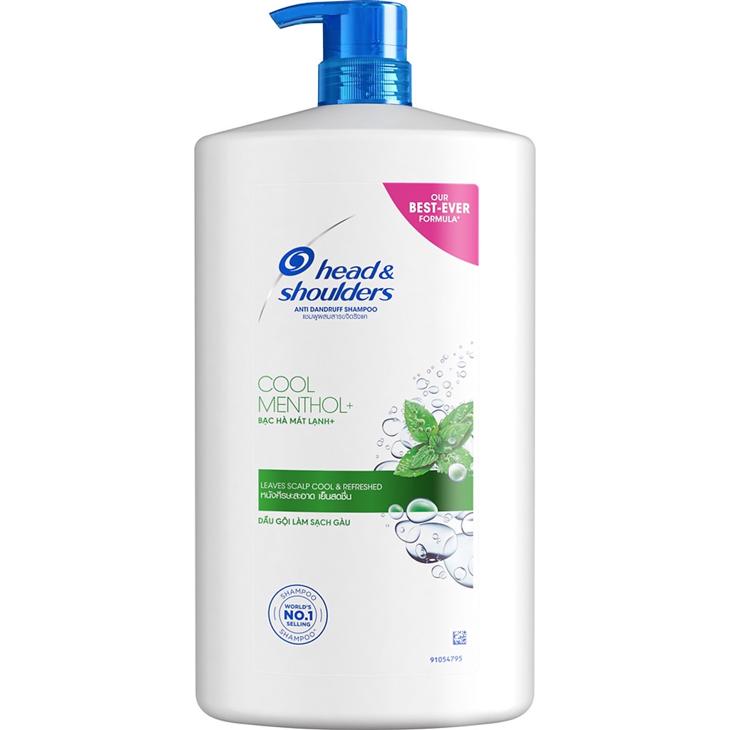 Dầu gội head & shoulder 1800ml bạc hà mát lạnh