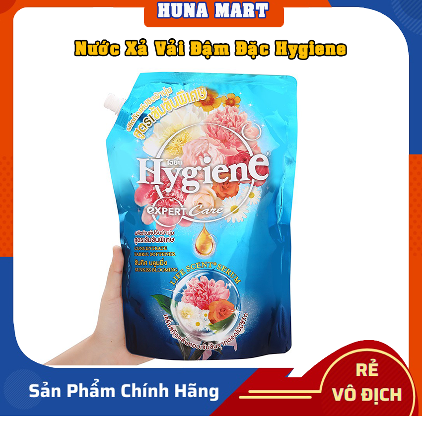 Nước Xả Vải Đậm Đặc Hygiene Thái Lan 1.3L Xanh Và Túi Đỏ  1.8L Siêu Thơm Có Vòi